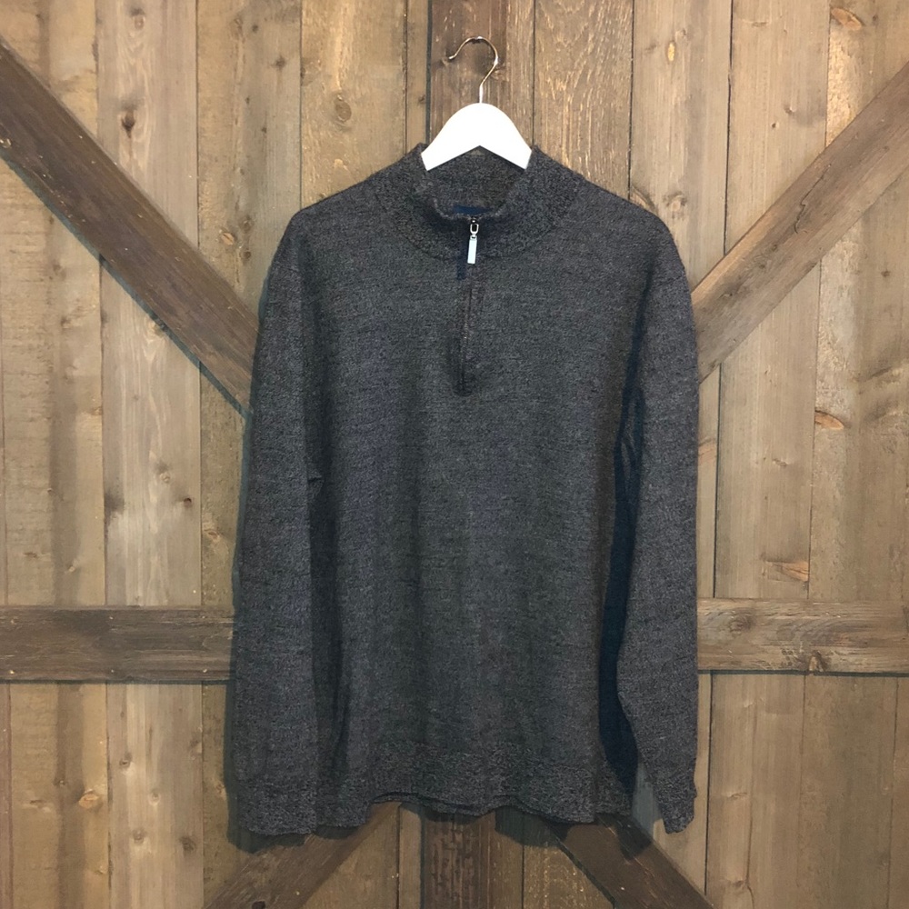 MENS: Fairlane XL 1/4 Zip Merino Wool Sweater EUC